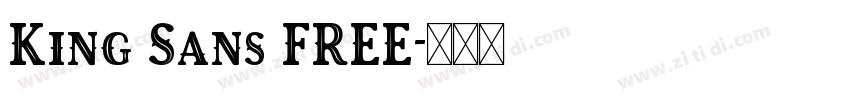 King Sans FREE字体转换